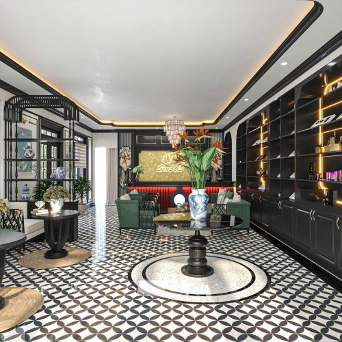 Quán cafe theo phong cách Indo